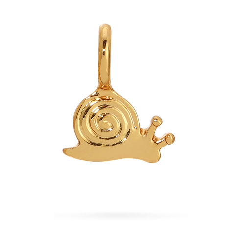 Charm Garden - Snail Charm - Gold