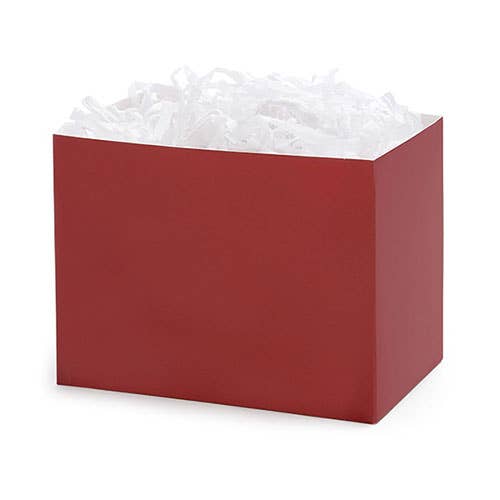 Color Gift Basket Boxes: 6 Pack / Small 6.75x4x5" / White
