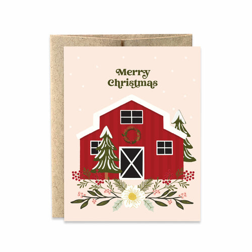 Christmas Greeting Cards, Farmhouse Cards, Merry Christmas